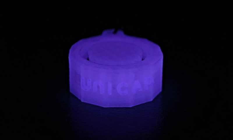 Festivaldopje Unicap - Glow in the Dark dopje